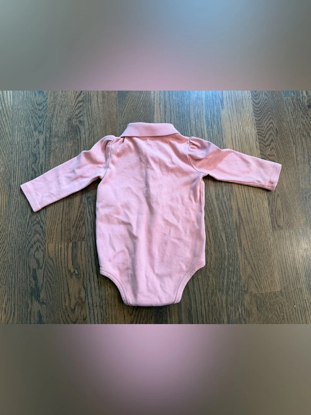 Ralph Lauren Pink Polo Bodysuit for Baby